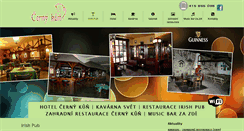 Desktop Screenshot of hotelcernykun.eu