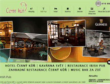 Tablet Screenshot of hotelcernykun.eu